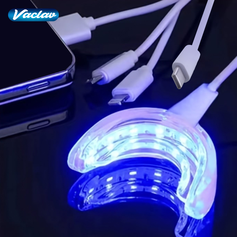 Teeth Whitening Led Kit - Vaclav-Kit de luz para blanqueamiento Dental,
