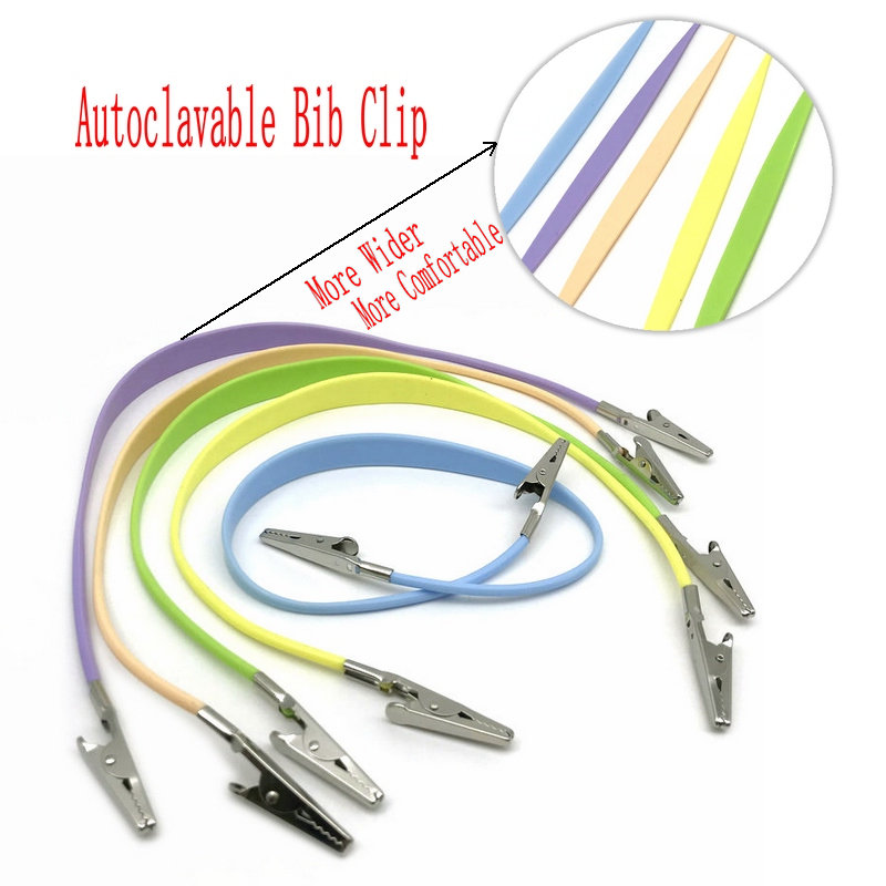 Whitening Teeth Dentist - Clips para babero Dental Autoclavables, servilletero