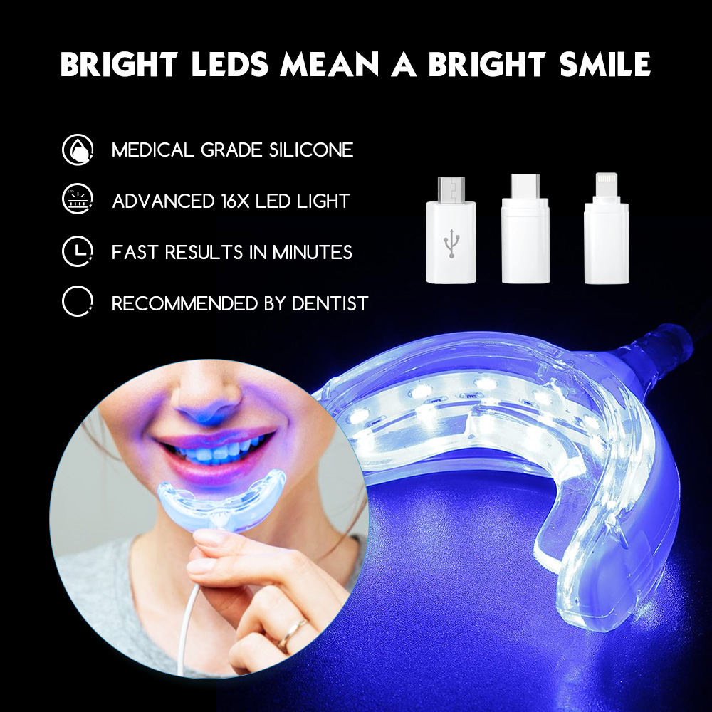 Teeth Whitening Charcoal - Luxsmile Smart LED blanqueamiento Dental portátil