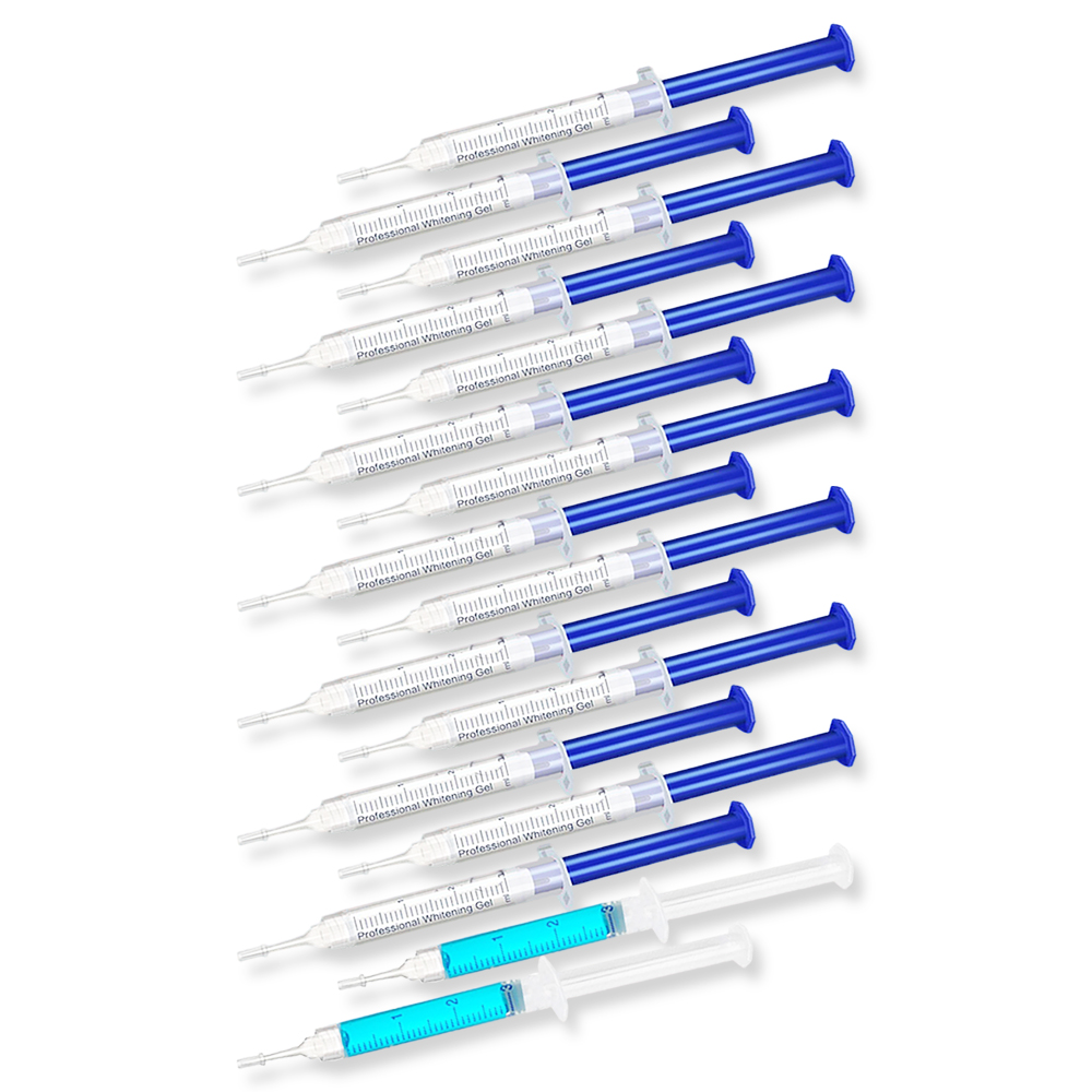 Teeth Whitening Led Kit - Gel blanqueador de dientes con sabor
