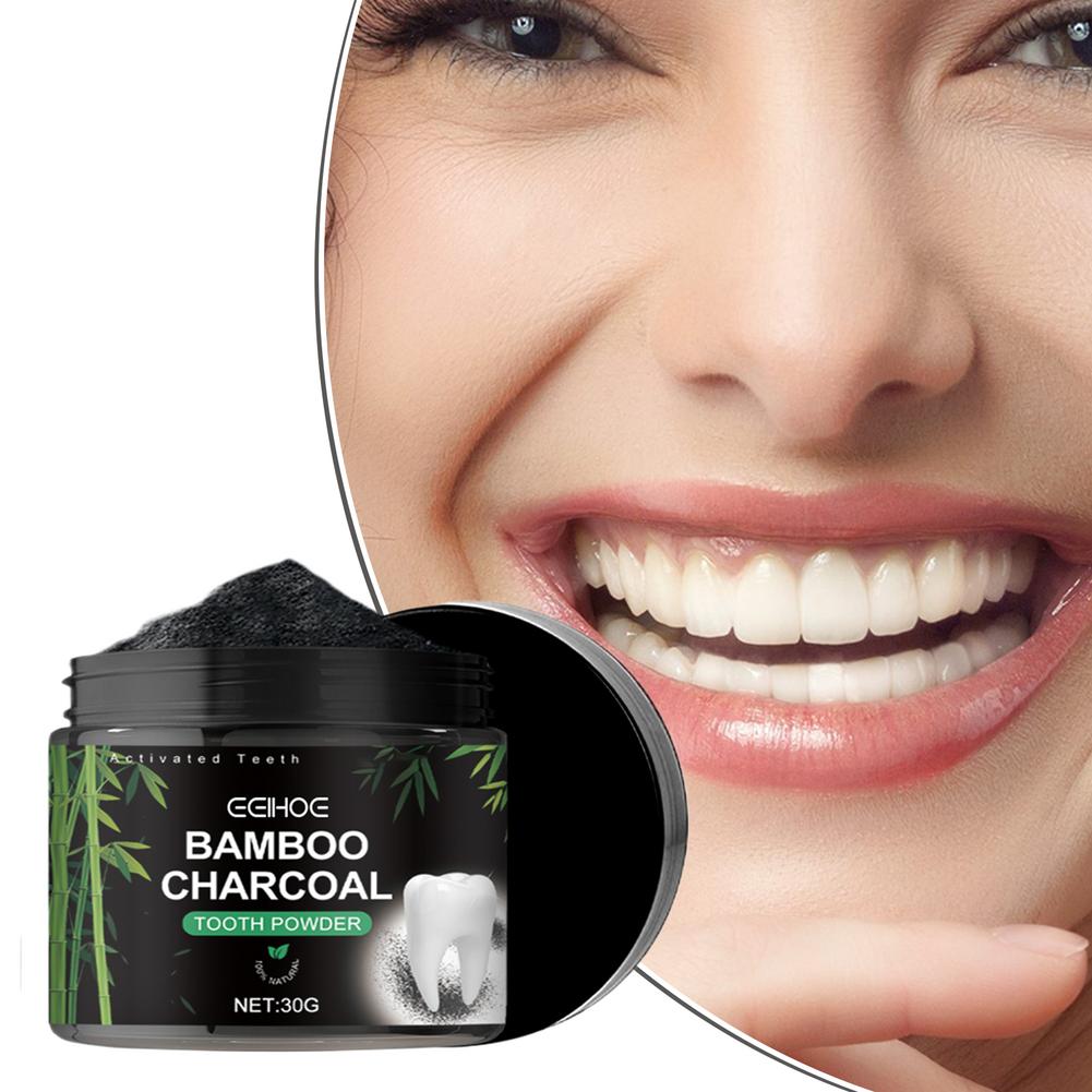 Polvo Blanqueador de Dientes,  - Teeth Whitening Charcoal reseña y precio