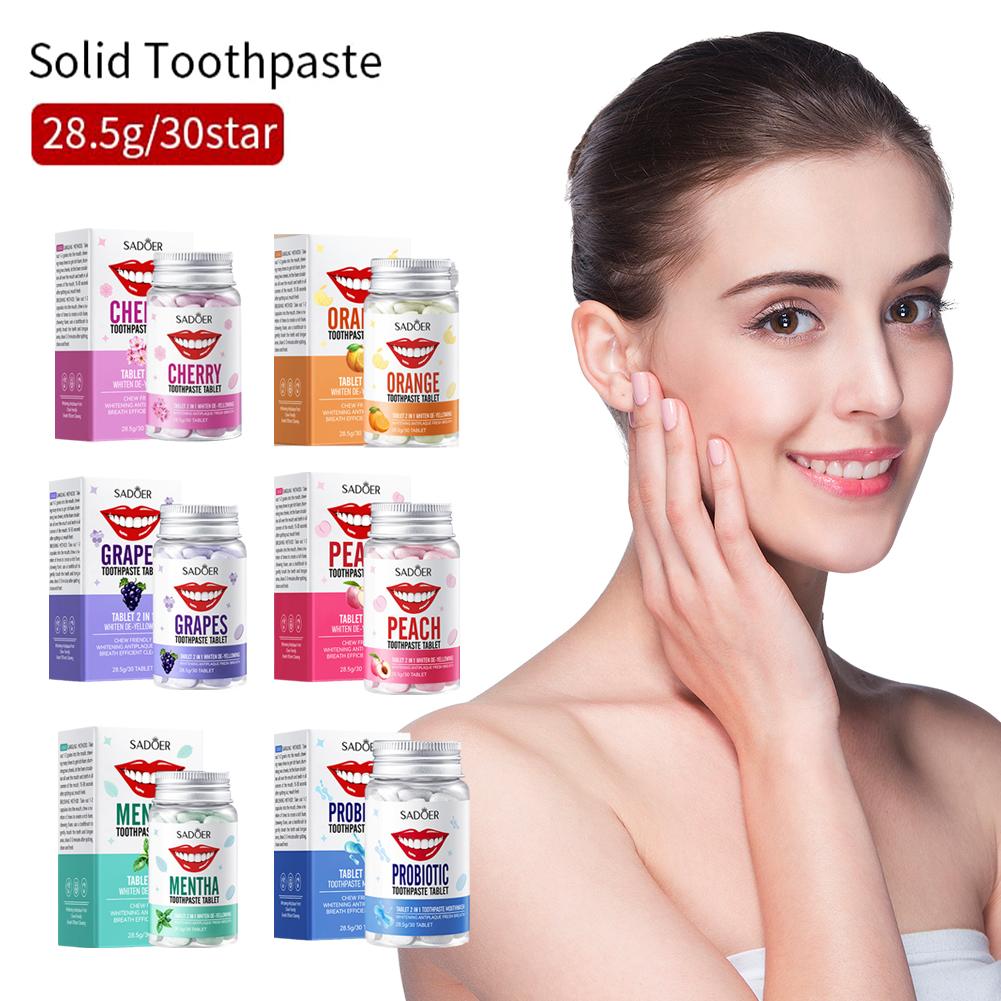 Tabletas de pasta de dientes s - Teeth Whitening Street reseña y precio
